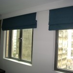 Roman blinds (Wyndham street hotel)