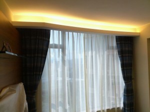 窗紗+窗簾 (客廳, 中半山)