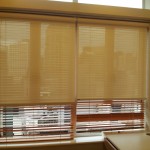 Roller blinds + Wooden blinds (Clinic)